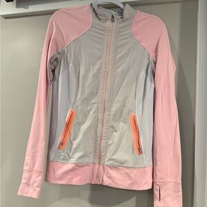 Lululemon Athletica Pink and Light Gray Jacket